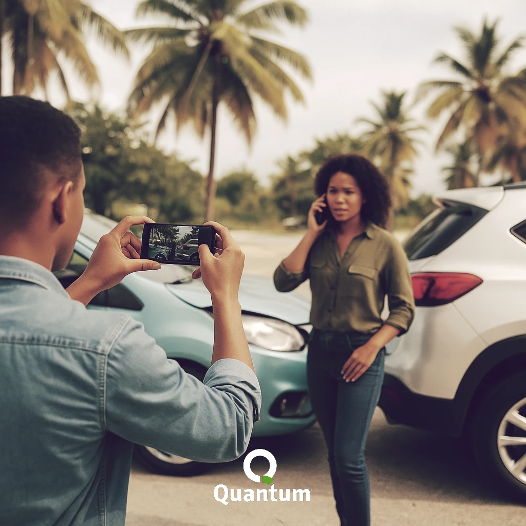 ¿Qué debo hacer en caso de accidente vehicular? @ Quantum, corredores de seguros en República Dominicana